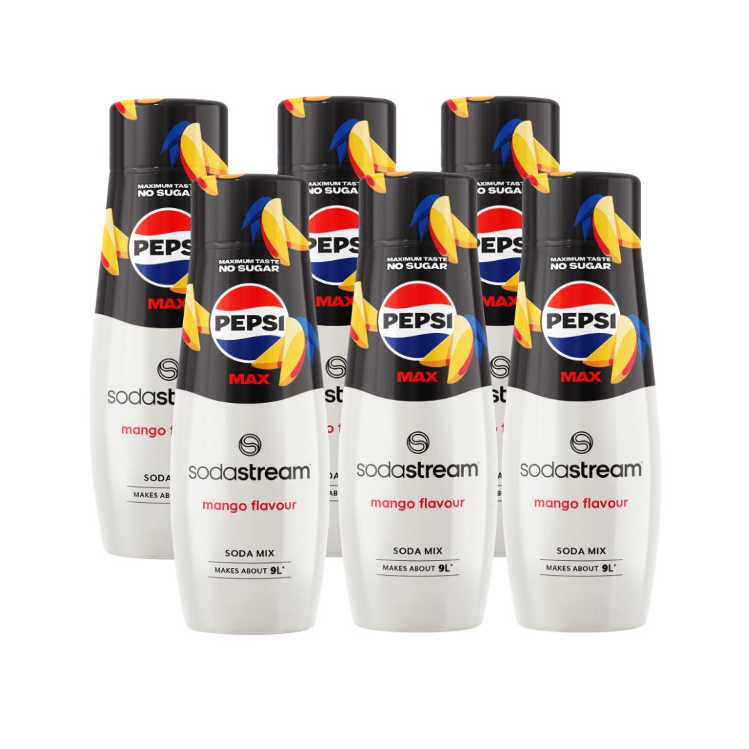 Pepsi Max Mango Syrup 6 Pack sodastream