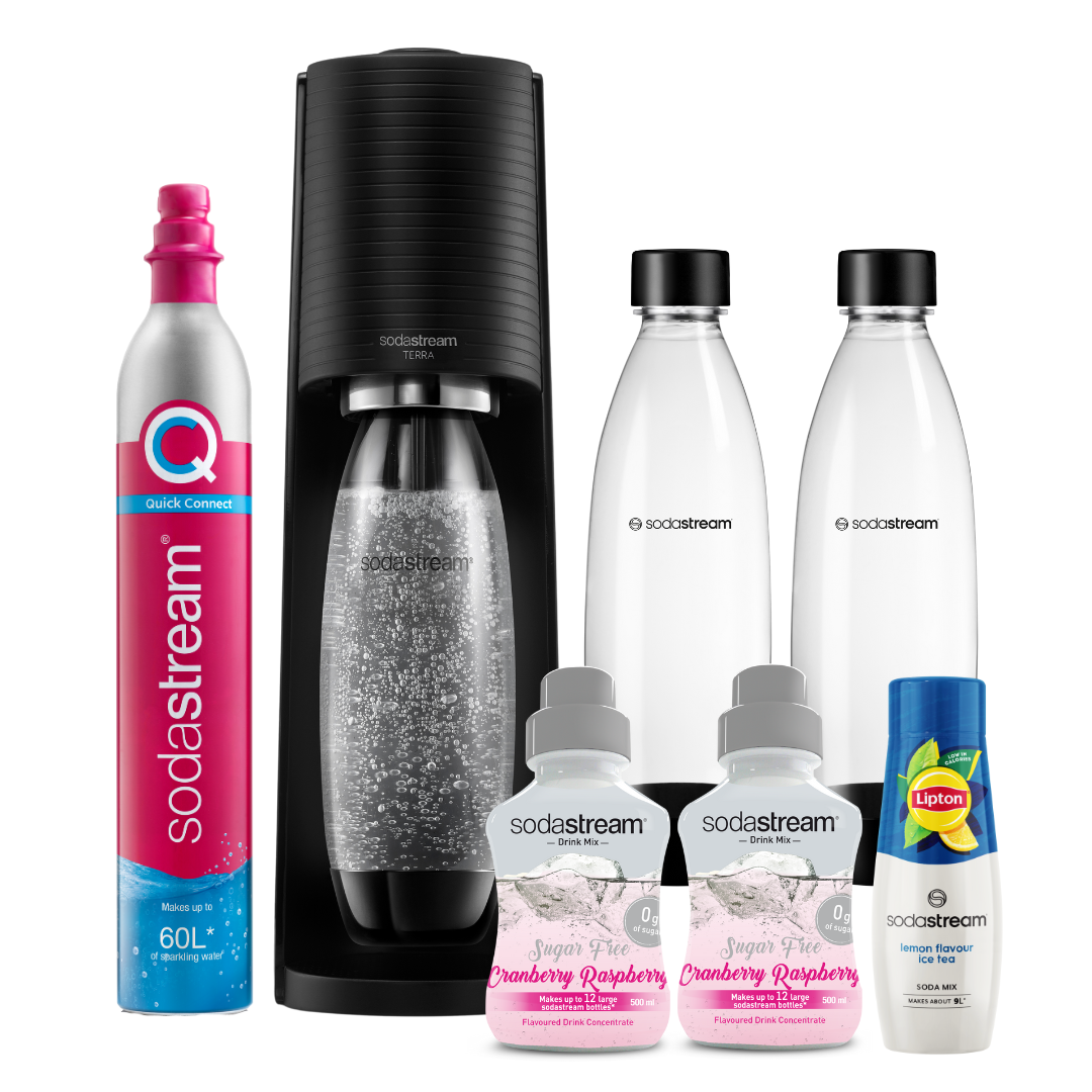 Terra Black Hydration Bundle sodastream